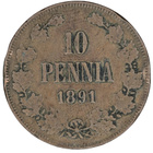 10 Penniä 1891 - pikkukuva 1