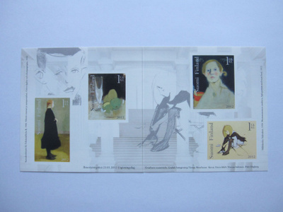 Postimerkkivihko Helene Schjerfbeck LaPe V92