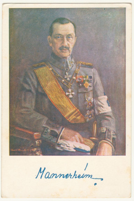 Emil Rautala : Mannerheim postikortti