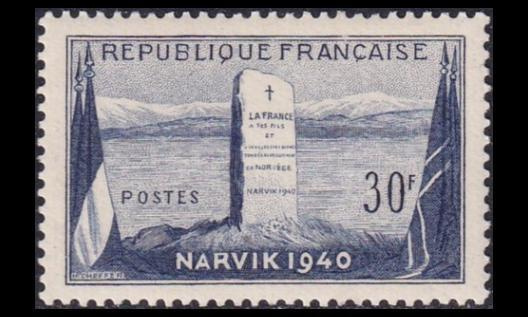 Ranska 940 ** Narvikin taistelu 12v (1952)