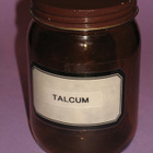 Karhulan lasi: TALCUM (TALKKI) -APTEEKKILASIPURKKI - pikkukuva 1
