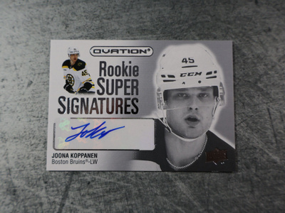 Joona Koppanen 2023-24 Ovation Rookie Super Signatures