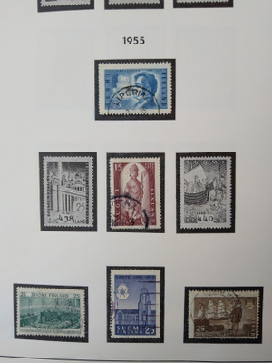 1955 Suomi postimerkki 5 kpl