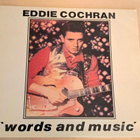 Eddie Cochran – Words And Music LP - pikkukuva 1