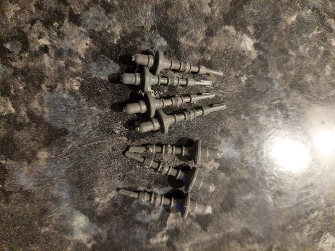 HeroQuest varaosia noidan pöydän kynttilät