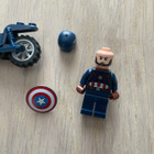 LEGO - Super Heroes -SH0973: Captain America + Moottoripyärä - pikkukuva 3