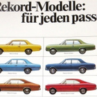 1971 Opel Rekord Sprint jne esite - KUIN UUSI - 20 sivua - pikkukuva 3