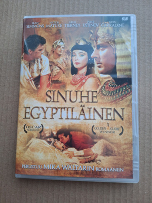 SINUHE EGYPTILÄINEN . DVD . USTINOV . MATURE . TIERNEY
