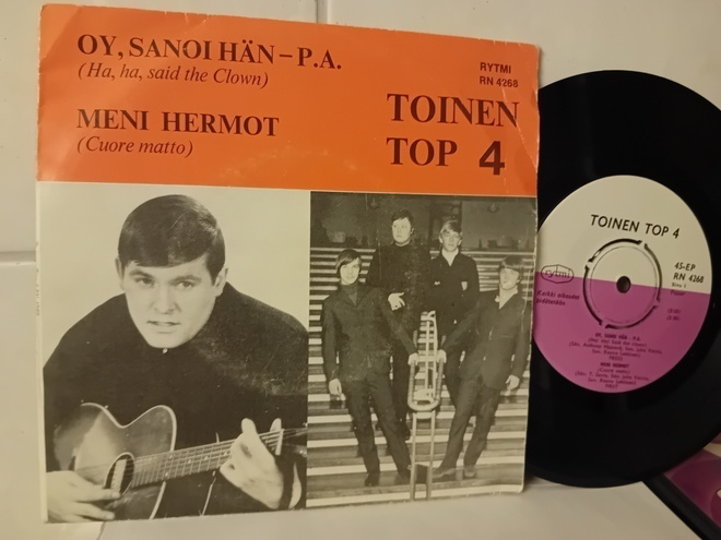 7" EP TOINEN TOP 4 ( SIS POSTIKULU)