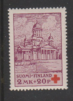 1932 Punainen Risti ( PR ) 2mk+20p ** Lape 174