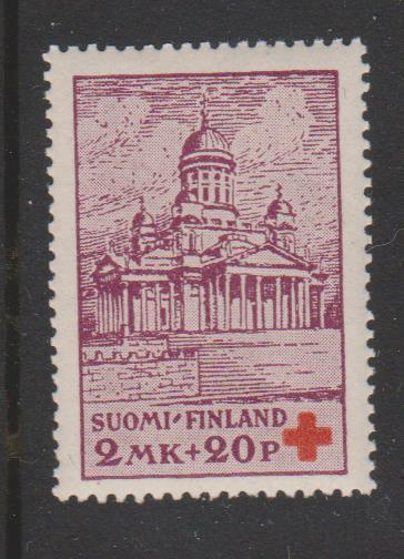 1932 Punainen Risti ( PR ) 2mk+20p ** Lape 174