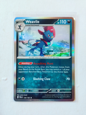 Weavile Holo Rare