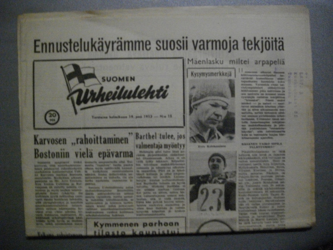 Suomen Urheilulehti Nro 15/1953 (16.11)