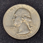 USA Hopea Washington quarter 1964-D - pikkukuva 1
