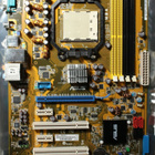 AM2+ emolevy Asus M3A, Asuksen tehdaskunnostama, retroiluun - pikkukuva 1