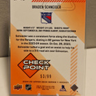 2024-25 Upper Deck series 1 Check Point Braden Schneider/99 - pikkukuva 2