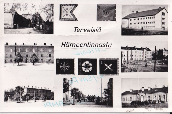 Hämeenlinna, monikuvakortti mv. b578