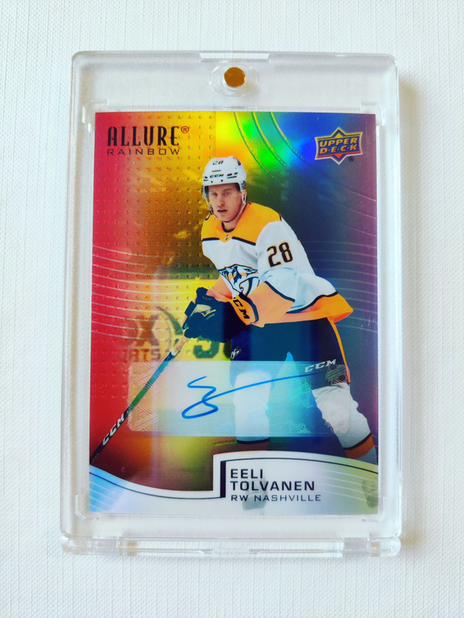 Eeli Tolvanen - 21-22 UD Allure Rainbow Full Rainbow Auto