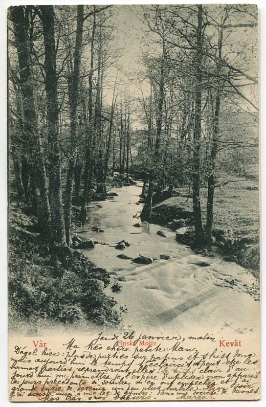 Kevät Suomalainen aihe, kulkenut 1905