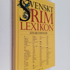 Einar Odhner : Svenskt rimlexikon - pikkukuva 1