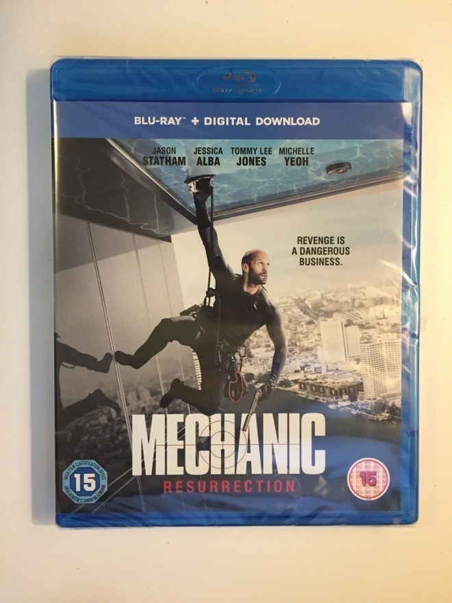 Mechanic - Resurrection (Blu-ray) Jason Statham (2016) UUSI!