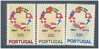 Portugal  Mi 1043-5++
