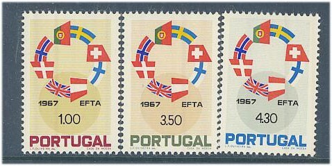 Portugal  Mi 1043-5++