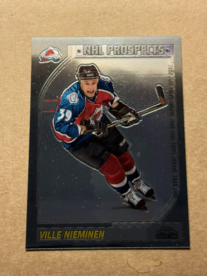 2000-01 Topps Chrome #182 Ville Nieminen RC