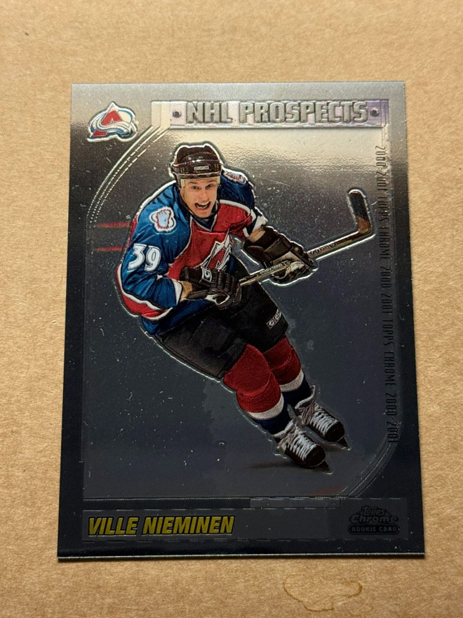 2000-01 Topps Chrome #182 Ville Nieminen RC
