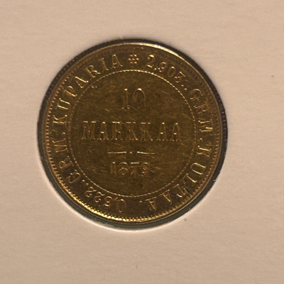 Suomi: 10 mk 1879