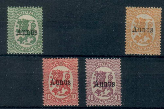 1919  AUNUS  sarjaa 4 kpl käyttämättömät