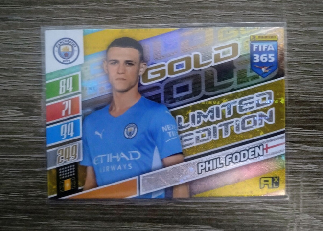 Phil Foden Gold Limited edition