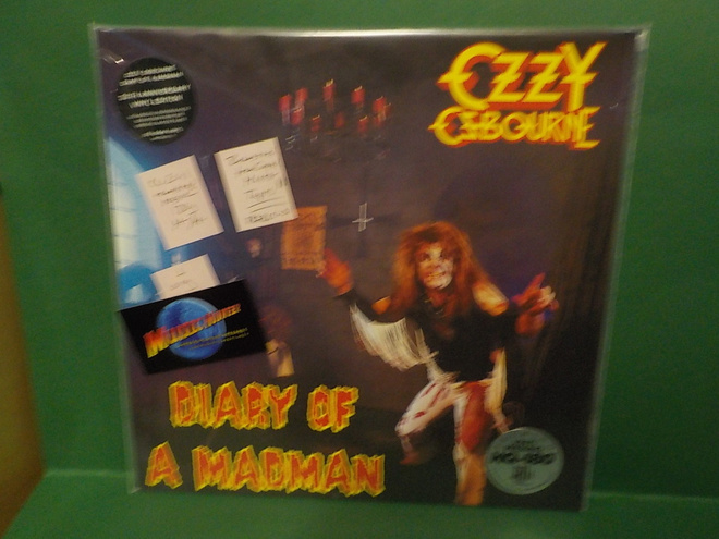OZZY OSBOURNE - DIARY OF A MADMAN M-/M- EU 2011 LP