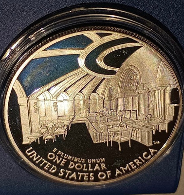 2005 P US Chief Justice John Marshall Proof Silver Dollar