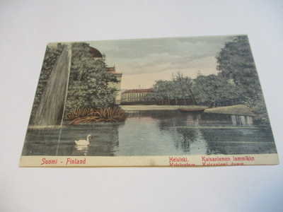 Helsinki Kaisaniemen lammikko np 1910