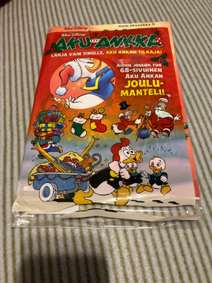 Aku Ankka Joulumanteli 2017 + AA 51/17 pussissa