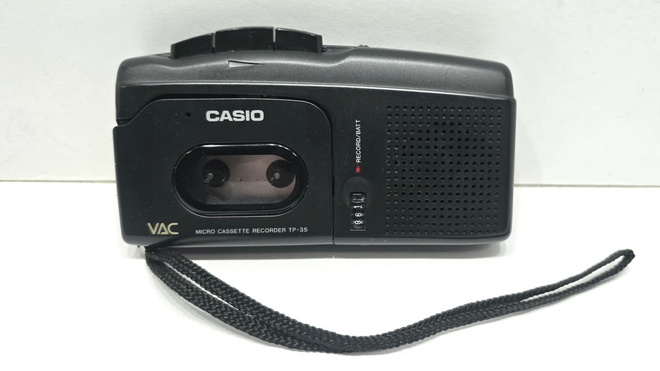Casio Dictaphone TP-35 Micro Cassette Tape Recorder