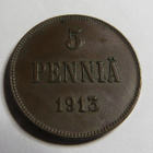 5 penniä 1913 - pikkukuva 1