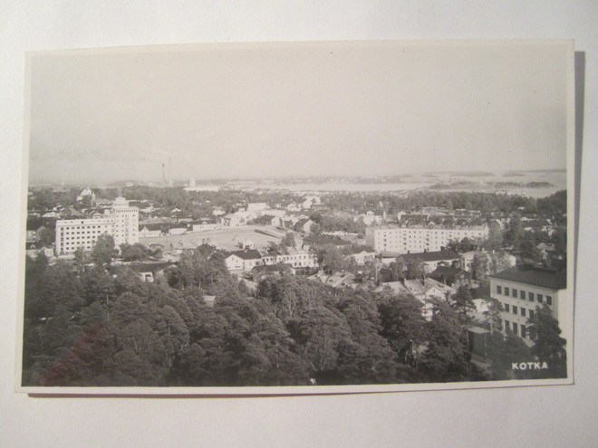 VANHA Postikortti Kotka 1950-l Alkup.Mallikappale