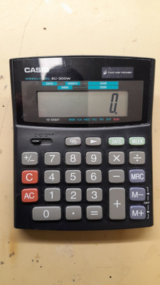 Casio EU-300W viikkolaskin
