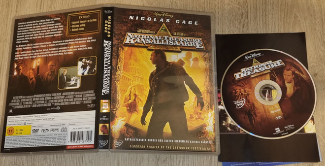 DVD National treasure - kansallisaarre FI Nicolas Cage