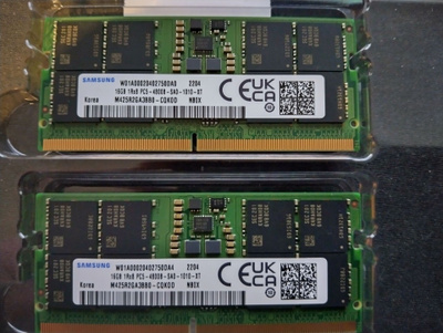 Samsung 32GB (2x16GB) DDR5 4800MHz SODIMM