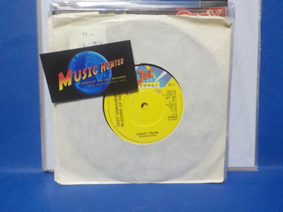 OZZY OSBOURNE - CRAZY TRAIN M- UK -80 7"