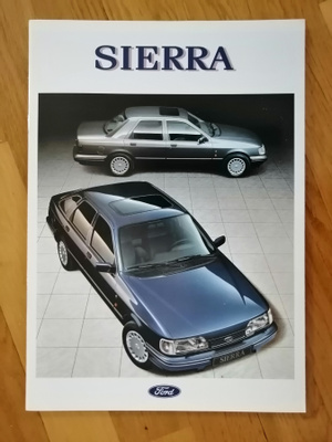 1991 Ford Sierra esite - KUIN UUSI - suom - 26 sivua