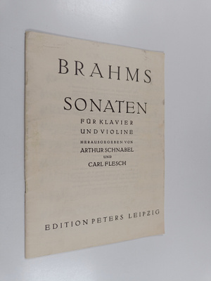 Brahms Sonaten fur Klavier und Violine : Herausgegeben vo...