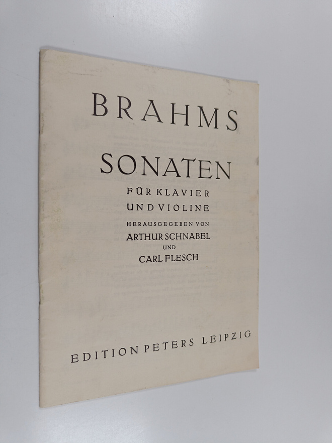 Brahms Sonaten fur Klavier und Violine : Herausgegeben vo...