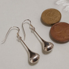 Hopea Teardrop Ball Dangle Drop korvakorut 925 - pikkukuva 2