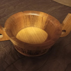 Käyttämätön rasia, puu, kahvasta kahvaan: 26 cm - pikkukuva 3