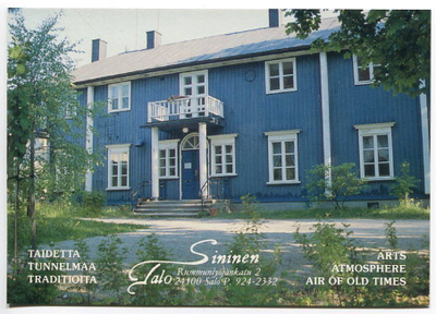 Salo Sininen talo 1980-1990-luku