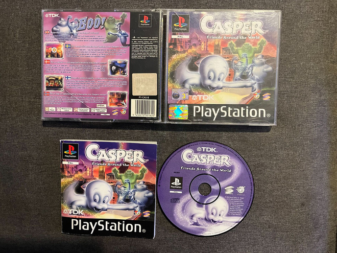 Casper - Friends Around The World PS1 (Suomijulkaisu)